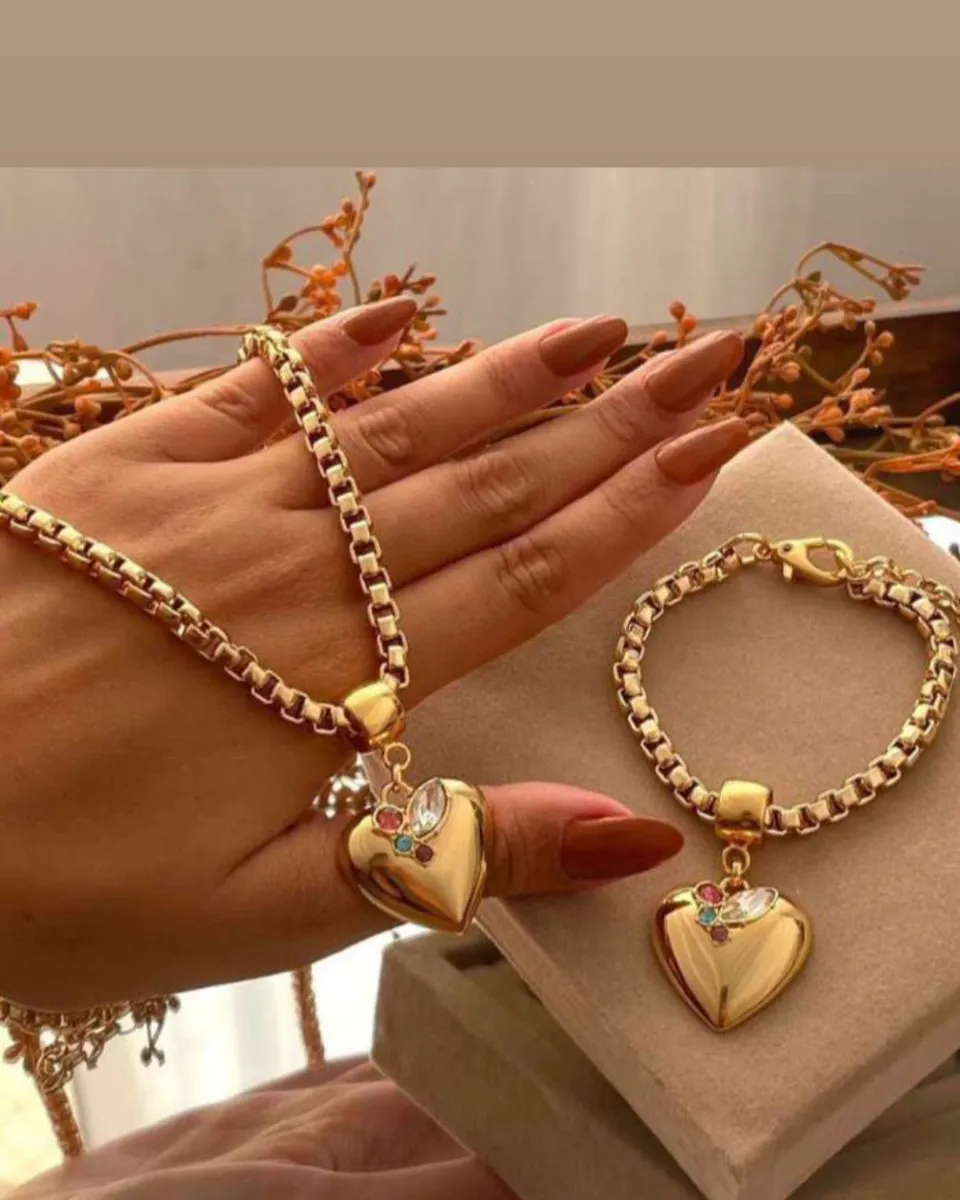 Colar e Pulseira Veneziana